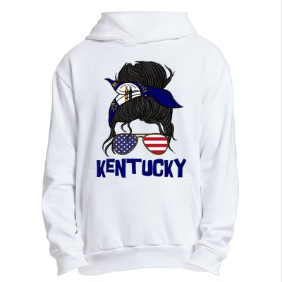 Kentucky For Girl Kentucky Proud State Flag Urban Pullover Hoodie