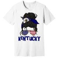 Kentucky For Girl Kentucky Proud State Flag Premium T-Shirt