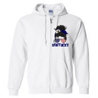 Kentucky For Girl Kentucky Proud State Flag Full Zip Hoodie