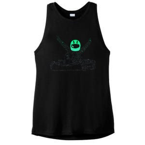 Karting For Go Kart Driver Go Kart Racing Ladies PosiCharge Tri-Blend Wicking Tank