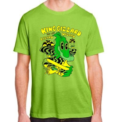 King Funny Gizzard The Lizard Gift Wizard Adult ChromaSoft Performance T-Shirt