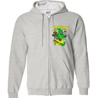 King Funny Gizzard The Lizard Gift Wizard Full Zip Hoodie