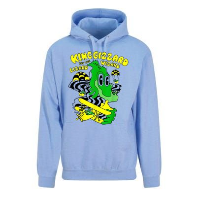 King Funny Gizzard The Lizard Gift Wizard Unisex Surf Hoodie