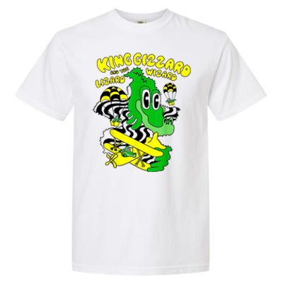 King Funny Gizzard The Lizard Gift Wizard Garment-Dyed Heavyweight T-Shirt