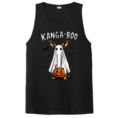 Kangaboo Funny Halloween Kangaroo Ghost Pun Animal Humor Gift PosiCharge Competitor Tank