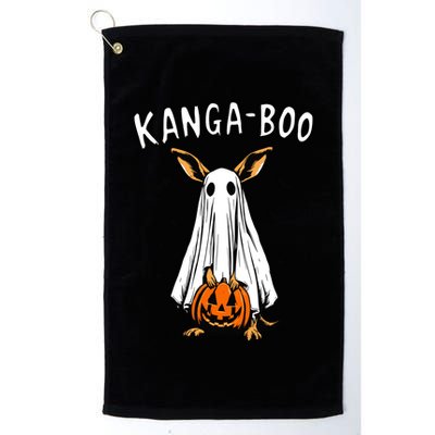 Kangaboo Funny Halloween Kangaroo Ghost Pun Animal Humor Gift Golf Towel
