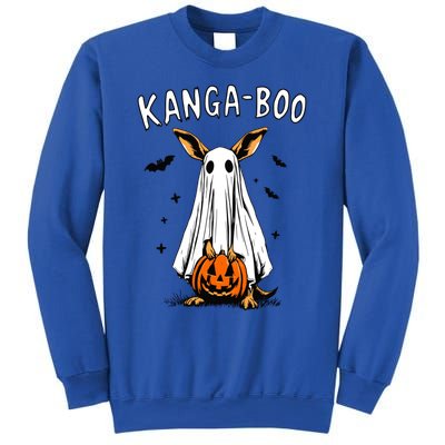 Kangaboo Funny Halloween Kangaroo Ghost Pun Animal Humor Gift Sweatshirt