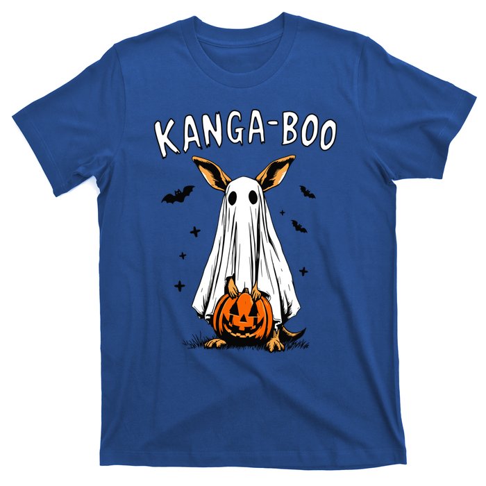 Kangaboo Funny Halloween Kangaroo Ghost Pun Animal Humor Gift T-Shirt