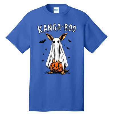 Kangaboo Funny Halloween Kangaroo Ghost Pun Animal Humor Gift Tall T-Shirt