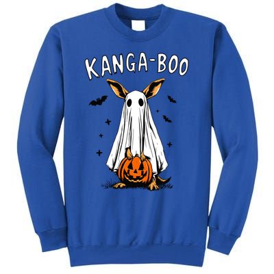 Kangaboo Funny Halloween Kangaroo Ghost Pun Animal Humor Gift Tall Sweatshirt