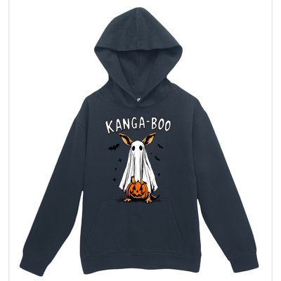 Kangaboo Funny Halloween Kangaroo Ghost Pun Animal Humor Gift Urban Pullover Hoodie