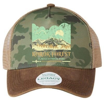 Korok Forest Hyrule National Park Vintage Legacy Tie Dye Trucker Hat