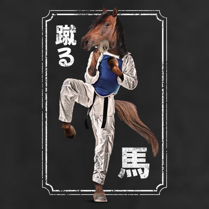 Kung Fu Horse Cool Comfort Performance Bucket Hat