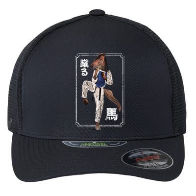 Kung Fu Horse Flexfit Unipanel Trucker Cap