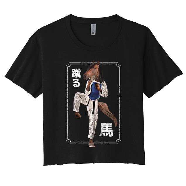 Kung Fu Horse Crop Top