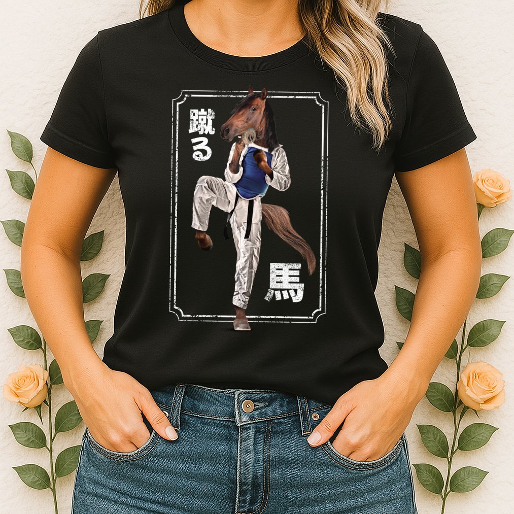 Kung Fu Horse Womens T-Shirt