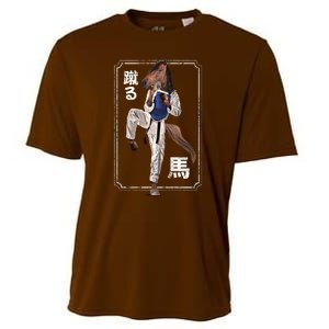 Kung Fu Horse Cooling Performance Crew T-Shirt