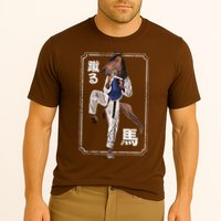 Kung Fu Horse Cooling Performance Crew T-Shirt