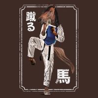 Kung Fu Horse Cooling Performance Crew T-Shirt