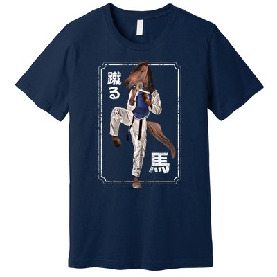 Kung Fu Horse Premium T-Shirt