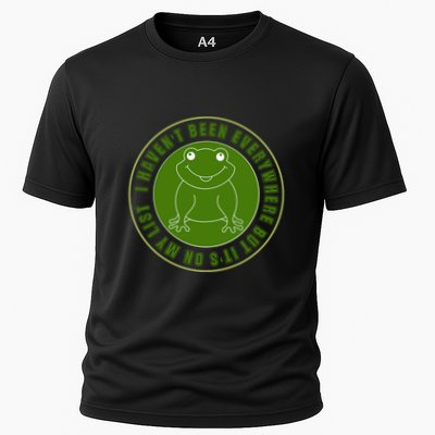 Kawaii Frog I Havent Been Everywhere But Its On My List Gift Performance Shirt
