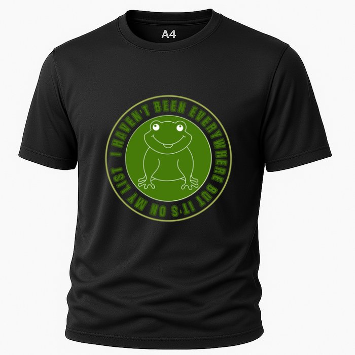 Kawaii Frog I Havent Been Everywhere But Its On My List Gift Performance Shirt