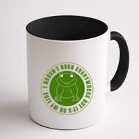 Kawaii Frog I Havent Been Everywhere But Its On My List Gift Mug