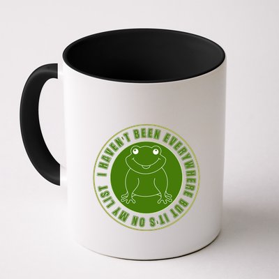 Kawaii Frog I Havent Been Everywhere But Its On My List Gift Mug