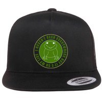 Kawaii Frog I Havent Been Everywhere But Its On My List Gift Flat Bill Trucker Hat