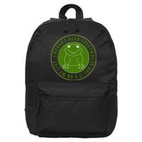 Kawaii Frog I Havent Been Everywhere But Its On My List Gift 16 in Basic Backpack