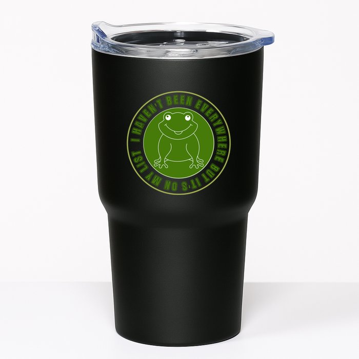 Kawaii Frog I Havent Been Everywhere But Its On My List Gift Tumbler