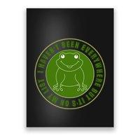 Kawaii Frog I Havent Been Everywhere But Its On My List Gift Poster