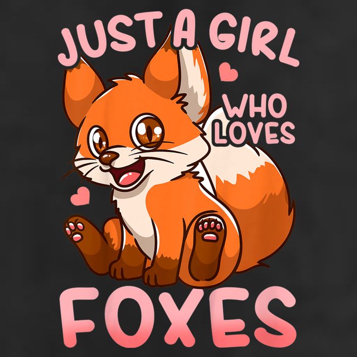Kids Fox Just A Girl Who Loves Foxes 7 Panel Mesh Trucker Snapback Hat