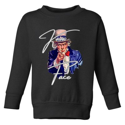 Kava Face Toddler Sweatshirt