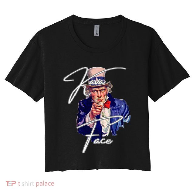 Kava Face Crop Top