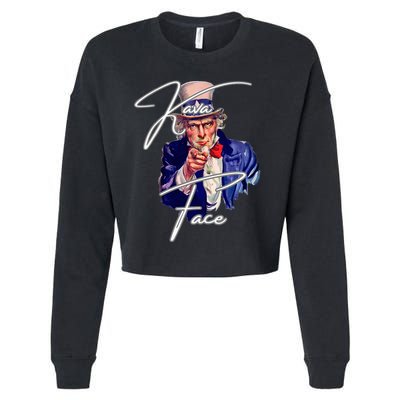 Kava Face Cropped Pullover Crew
