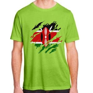 Kenyan Flag Kenya Adult ChromaSoft Performance T-Shirt