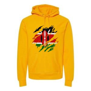 Kenyan Flag Kenya Premium Hoodie