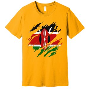 Kenyan Flag Kenya Premium T-Shirt