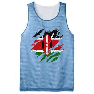 Kenyan Flag Kenya Mesh Reversible Basketball Jersey Tank