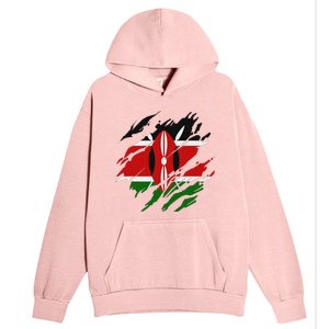 Kenyan Flag Kenya Urban Pullover Hoodie