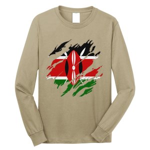 Kenyan Flag Kenya Long Sleeve Shirt