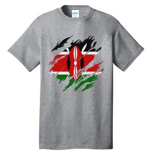 Kenyan Flag Kenya Tall T-Shirt