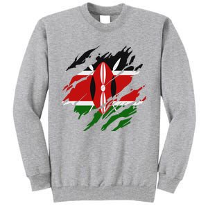 Kenyan Flag Kenya Tall Sweatshirt