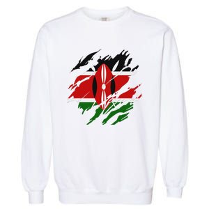 Kenyan Flag Kenya Garment-Dyed Sweatshirt