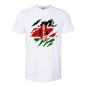 Kenyan Flag Kenya Softstyle CVC T-Shirt