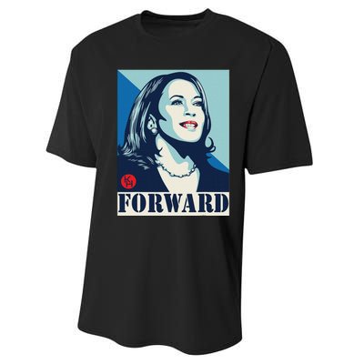 Kamalaharris Forward Performance Sprint T-Shirt