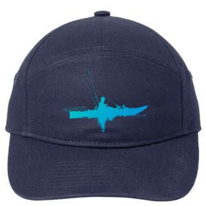 Kayak Fishing Kayaking Gift 7-Panel Snapback Hat