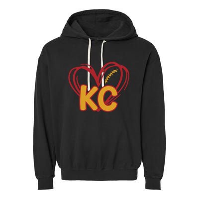 Kc Football Garment-Dyed Fleece Hoodie