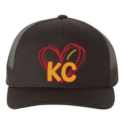 Kc Football Yupoong Adult 5-Panel Trucker Hat